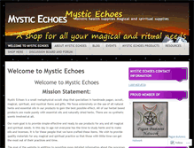 Tablet Screenshot of mystic-echoes.com